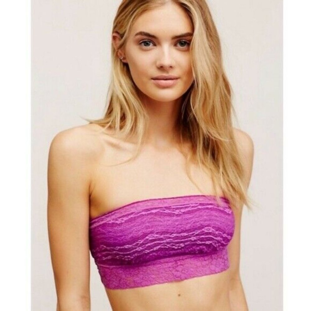 Free People Intimately FP Lace Bandeau Bra orchid